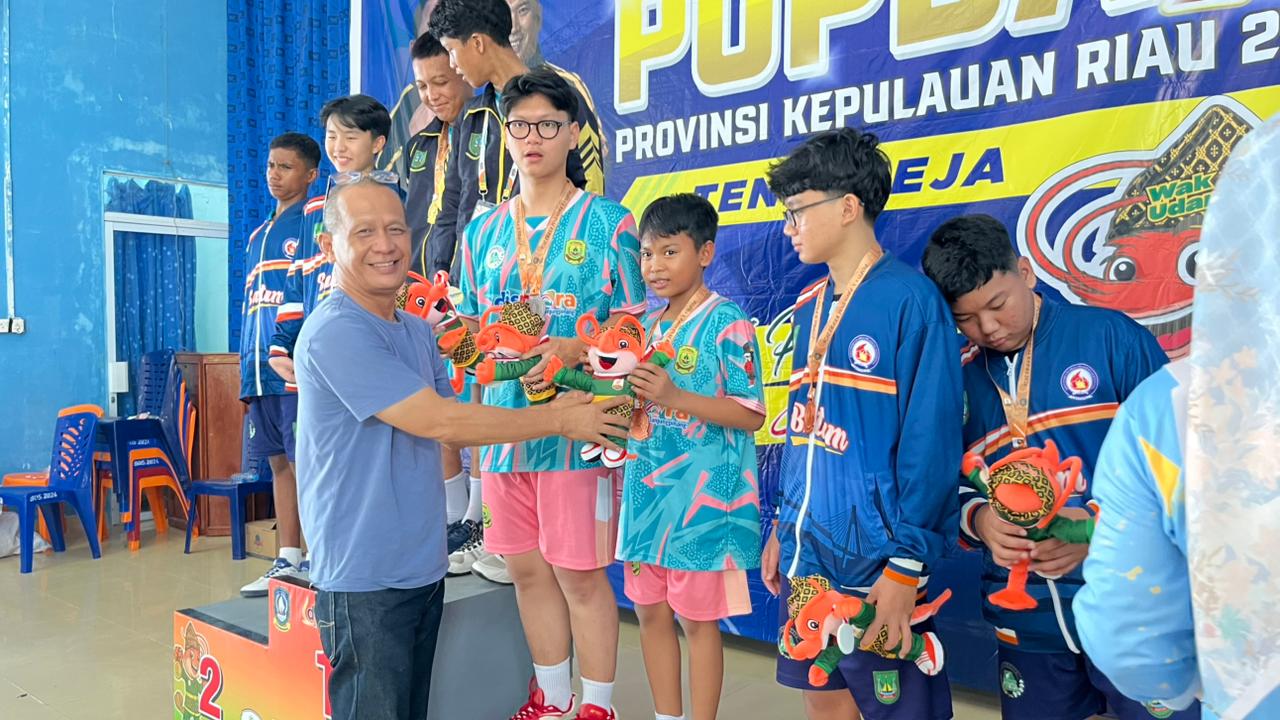 Natuna Juara Umum Cabang Tenis Meja POPDA X Kepri 2026, Pertandingan Berlangsung Penuh Semangat di Karimun